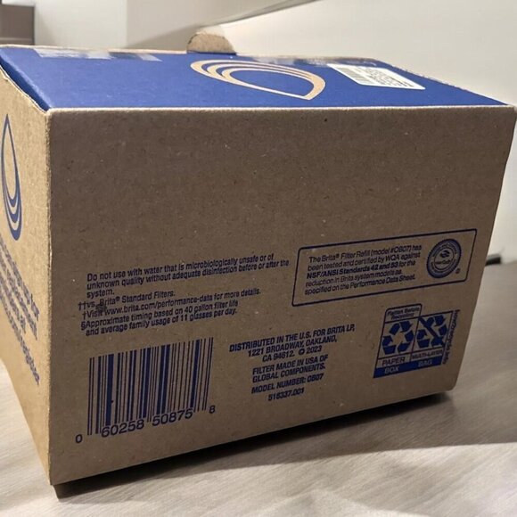 Brita Refillable Filter Packs for Pitchers Dispensers BPA Free 6 count  NEW - Picture 7 of 10